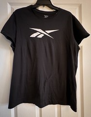 Reebok Women’s Athletic Logo Workout T-Shirt Size XL NWOT
