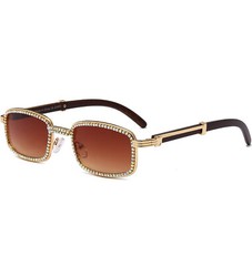 Diamond Hip Hop Sunglasses Outdoor Party Music Wear Elegant Sophisticated Men