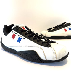 Piloti Driving Shoes Camaro ZLE Limited Edition Mens US 9 White/Black Chevrolet