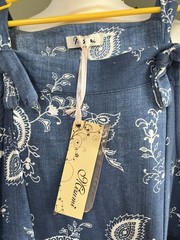 Ladies Dungerees Size 10-16 Cotton Made in Italy