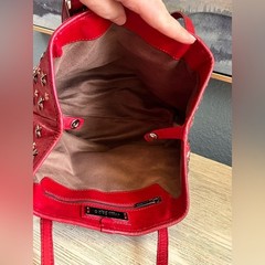 Jimmy Choo Small Sofia Red Leather Star Studded Handbag – EXCELLENT CONDITION