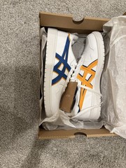 ASICS Japan S 1201A463-100 White/Blue/Orange Colorblock Men’s Low Top