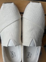 Toms Women Resident Plus Natural Two Tone Slub Size 7.5