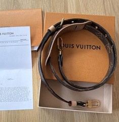 Authentic Louis Vuitton Adjustable Monogram Shoulder Strap J75010