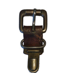 Handmade Leather Replacement Push Lock Leather Bags 1.25 Inch Buckle