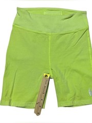 Free People Movement Good Karma Bike Shorts in a bright neon yellow size small