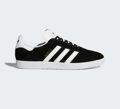 adidas Originals Gazelle Black White Gold BB5476 Men Size Trainer