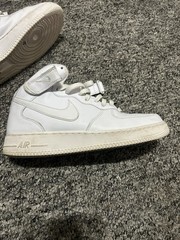 Size 7y – Nike Air Force 1 ’07 Mid Triple Black