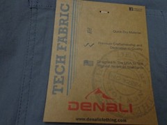 DENALI Charcoal Sky Gray Tech Fabric Stretch Pants NWT 36/30 MSRP $54