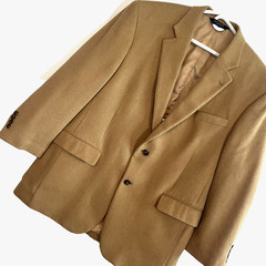 Jos A Bank Men Size 43R 100% Camel Hair Blazer Pristine ConditionSummer Special