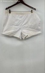 Award White Vintage Retro 70s Nylon Lined Shorts Men’s L High Waisted