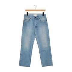 THE ROW Straight Leg Light Blue Wash High Rise Jeans 14 Made in Italy