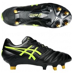 ASICS LETHAL RELENTLESS 1111A259 001 Black Safety Yellow Rugby Cleats oki