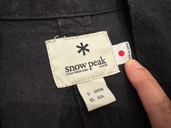 Snow Peak Noragi Jacket Hanten Black Men’s Size as Picture Used