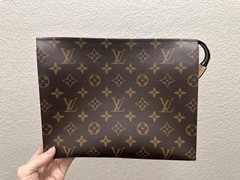 Louis Vuitton Toiletry Monogram Pouch 26 Brown Canvas