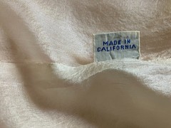 Vintage Silk Baby Layette set Jacket & Bonnet Julius Garfinckel & Co. Size 1