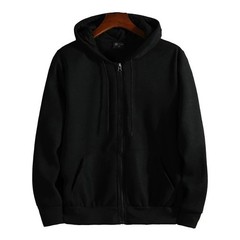 Men’s Zip Up Hooded Sweatshirt Long Sleeve Casual Hoodie Autumn Winter Loose Fit