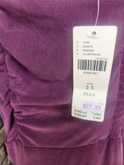 Anthropologie Plus Knit Midi Wrap purple plum dress Size 2X