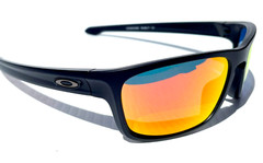 NEW Oakley SLIVER STEALTH Black POLARIZED Ruby Lens Sunglass 9408-06