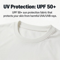 Quick Dry Athletic T-Shirt UPF50+ Moisture Wicking Crew Neck Short Sleeve