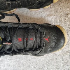 🔥 Nike Air Jordan 6 Rings • 322992-063 Black & Red Basketball Shoes Men Sz 7.5