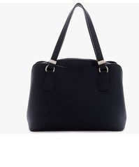 GUESS Lyndi Girlfriend textured women’s small satchel crossbody bag -Black