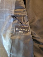 Canali Mens Wool Two Button Blazer – 42R