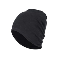 Winter Warm Skull Cap Fleece Beanie Hat Windproof Helmet Liner Cap for Men Women