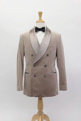 NWT $5995 Brunello Cucinelli Men Velvet Double Breasted 2-Piece Tuxedo Suit A258