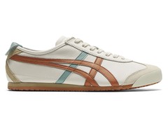 Onitsuka Tiger MEXICO 66 1183A201 Leather Unisex CREAM / LICORICE BROWN ORANGE