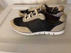 COLE HAAN ZEROGRAND.OS LEATHER MESH LUXURY SNEAKER SHOES SLIP ON WOMEN 9B