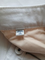 J. Jill Women’s White Denim Wide Leg Crop Pants Pockets Mid Rise Petite 2P