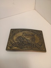 Vintage Henry Ford Detroit Automobile Model T Belt Buckle 3.25X2.25 Inches