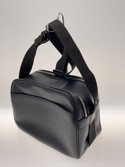 LOUIS VUITTON Reporter Shoulder Bag Leather Black M30152 Louis Vuitton