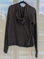 Outdoor Voices CloudKnit Hoodie in Charcoal Heather