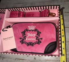 NWT Juicy Couture Gift Set Love Heritage Slim Camera Bag & Envelope Card Case