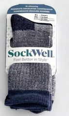 Women’s Sockwell Trail Blazer Moderate Compression Socks M-L 15-20mmHg Merino