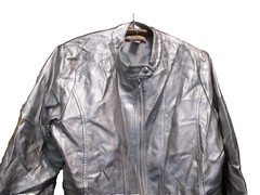Tudor Court Jacket – Silver – Size Medium – Polyurethane – Hand Wash Only