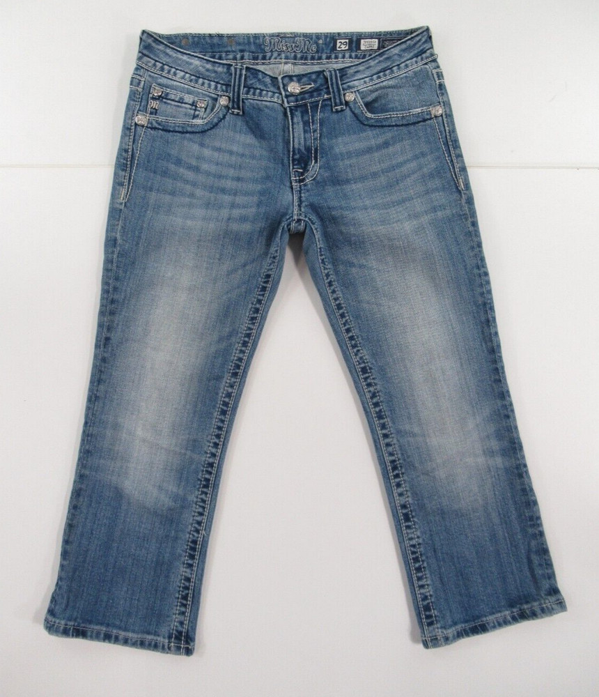 MISS ME (CAPRI) JEANS TAG SIZE 29 MEASURED 31X23 ½ MM#352