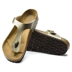 BIRKENSTOCK GIZEH GOLD WOMEN’S THONGS SANDALS REGULAR/WIDE WIDTH