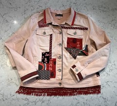 RWBY Anime Custom Patchwork Jean Jacket
