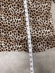 I-N-C International Concepts Leopard Print Long Sleeve Scoop Neck Top