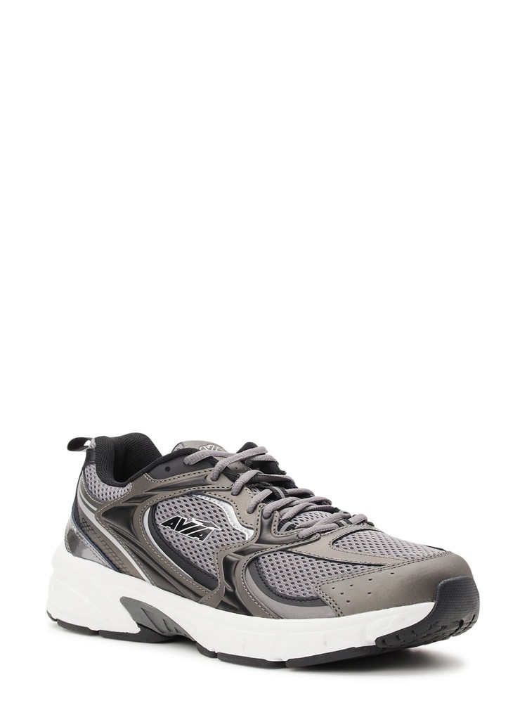 Avia Men’s 5000 Athletic Performance Running Sneakers, Medium Width, Gray, New