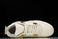AQ9129-170 AJ 4 Retro Metallic Gold Size 4-13