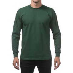 PROCLUB MENS HEAVYWEIGHT LONG SLEEVE T SHIRTS PRO CLUB CASUAL COTTON TEE SHIRT