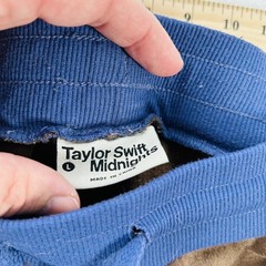 Taylor Swift Midnights Pants Mens Large Brown Fleece Joggers Sweatpants Logo