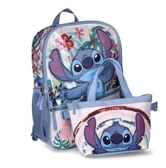NWT Disney Lilo & Stitch Kids Smile 17″ Laptop Backpack & Lunch Tote 2-Piece Set