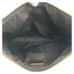 Prada Tessuto Triangle Logo Plate Nylon Clutch Bag – DUTY FREE