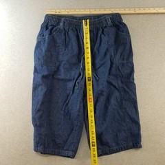 Karen Scott Jeans Women’s Sz L Blue Wash Capri 100% Cotton Quality Normcore