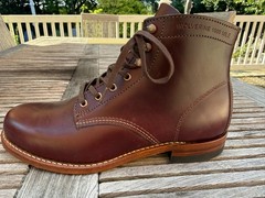 Wolverine 1000 Mile Leather Boots Horween Cordovan No. 8 (Color 8) 8.5 D